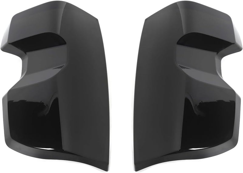DSWSQ Smoked Black Tail Light Rear Lamp Cover Guard Trim Bezel Frame Decor Exterior Accessories Compatible with Chevrolet Silverado 2023 2024 2025 - Image 1